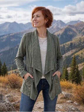 Max Jeans army green jacket